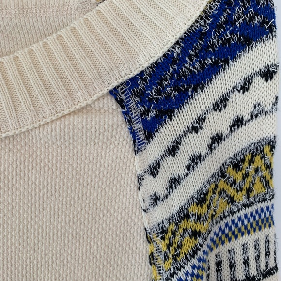 Free People Fairground Striped Sleeve Top XS NWT - Picture 7 of 8